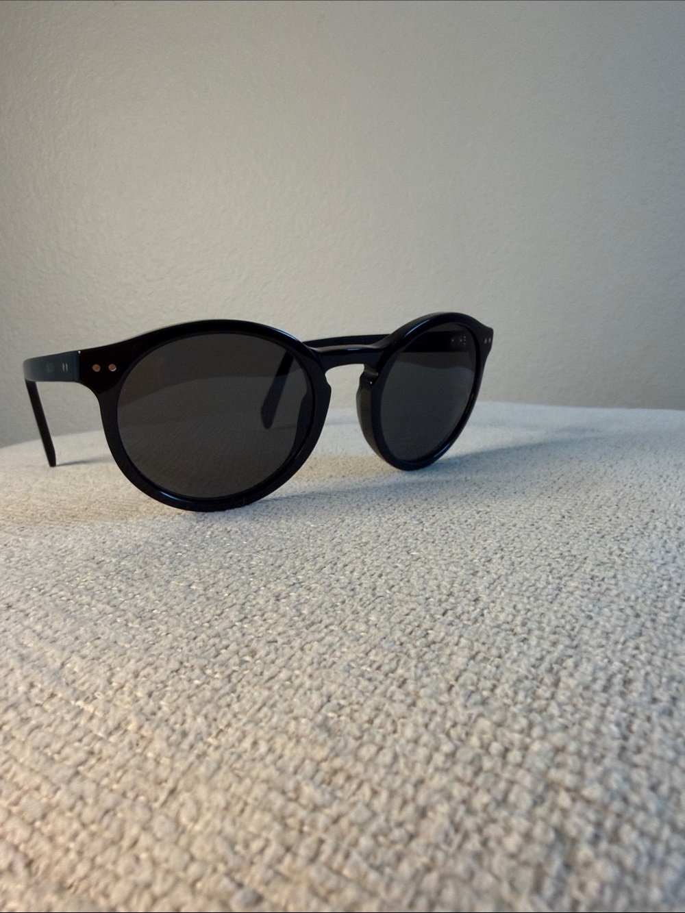 Celine Round Black Sunglasses CL 401531 01 52 - Picture 3 of 8